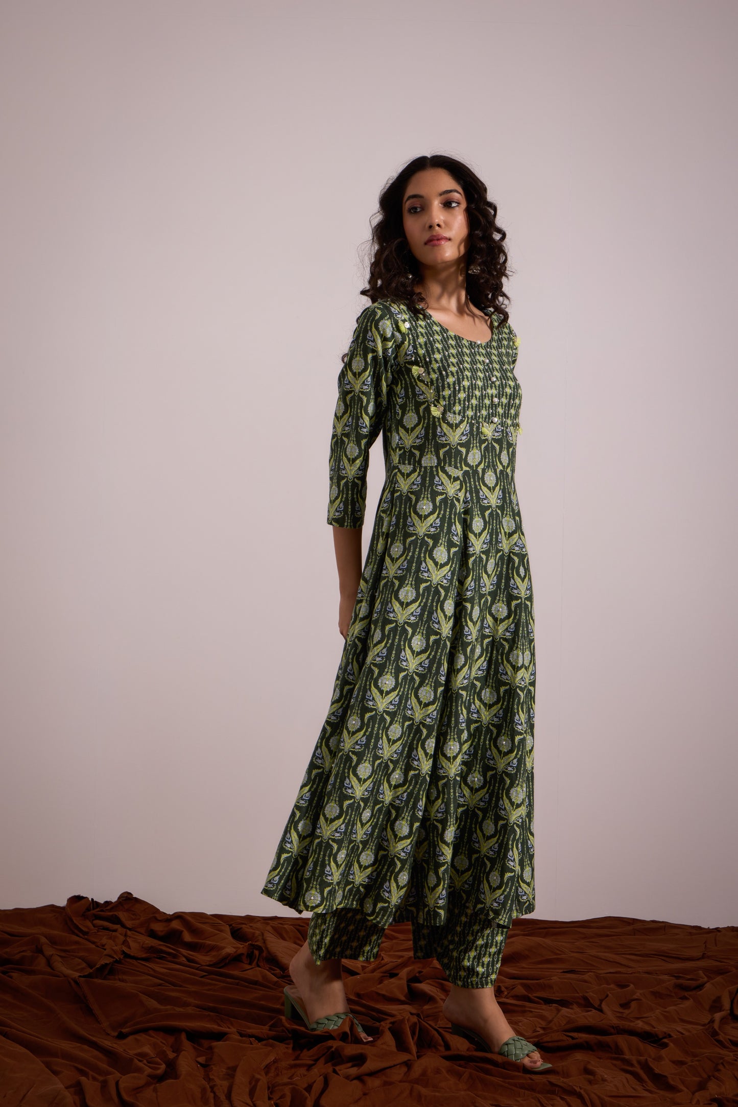 Kaveri in Green - Set of 2